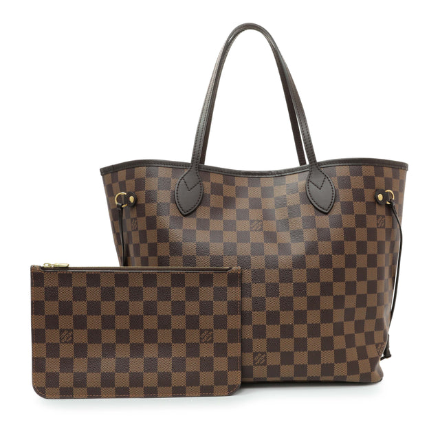 Louis Vuitton Damier Ebene Neverfull MM Handbags Louis Vuitton