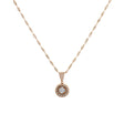 18K Rose Gold 0.38 Carat Diamond Pendant Fine Jewellery Modaselle