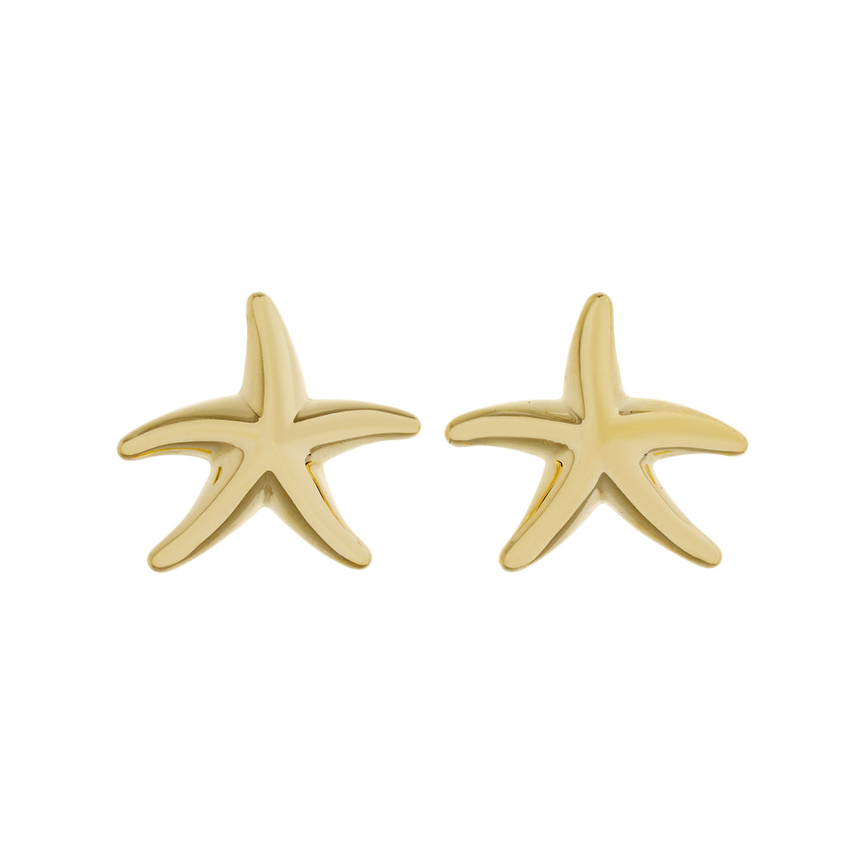 Tiffany & Co. 18K Yellow Gold Starfish Earrings Designer Jewellery Tiffany and Co