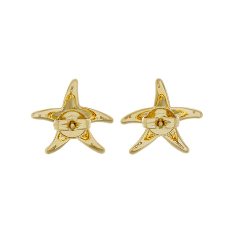 Tiffany & Co. 18K Yellow Gold Starfish Earrings Designer Jewellery Tiffany and Co