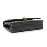 Chanel Black Quilted Shiny Lambskin Golden Links Wallet on Chain Handbags Chanel