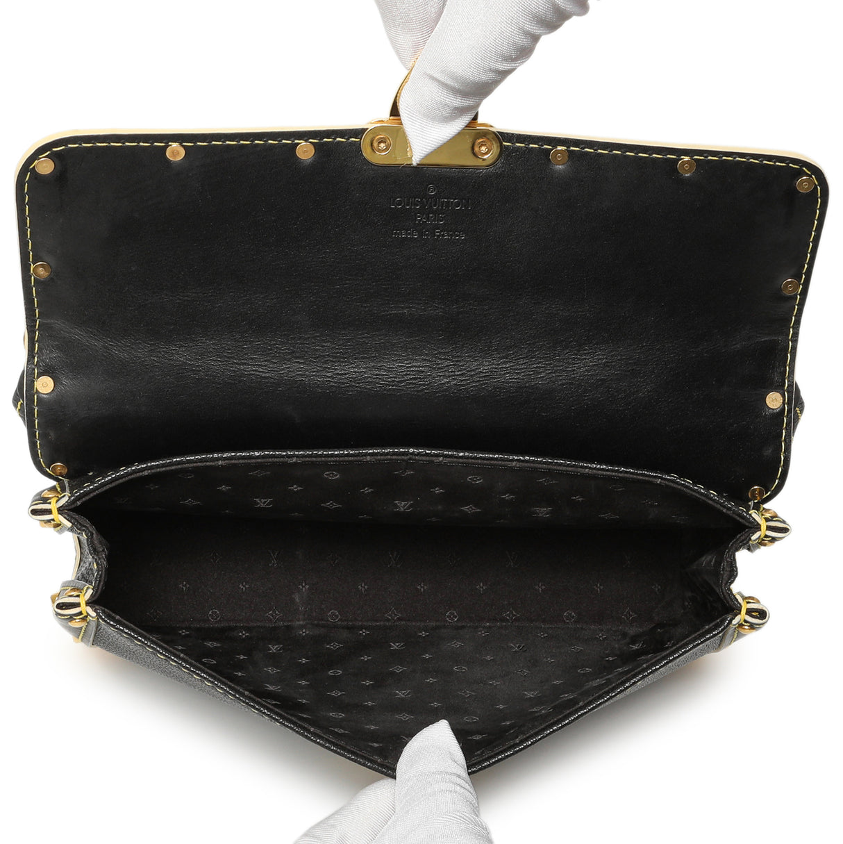 Louis Vuitton Black Suhali L'Aimable