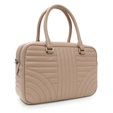 Prada Cipria Soft Calfskin Impunture Diagramme Top Handle Crossbody Bag Handbags Prada