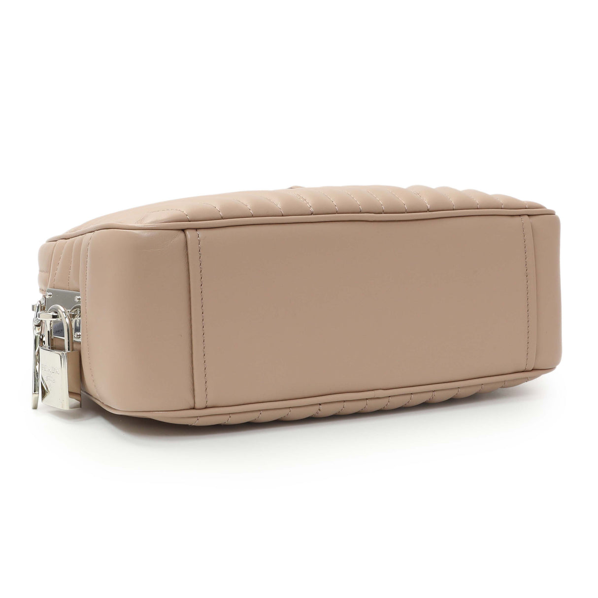 Prada Cipria Soft Calfskin Impunture Diagramme Top Handle Crossbody Bag Handbags Prada