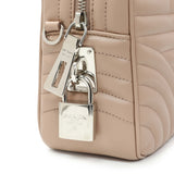 Prada Cipria Soft Calfskin Impunture Diagramme Top Handle Crossbody Bag Handbags Prada