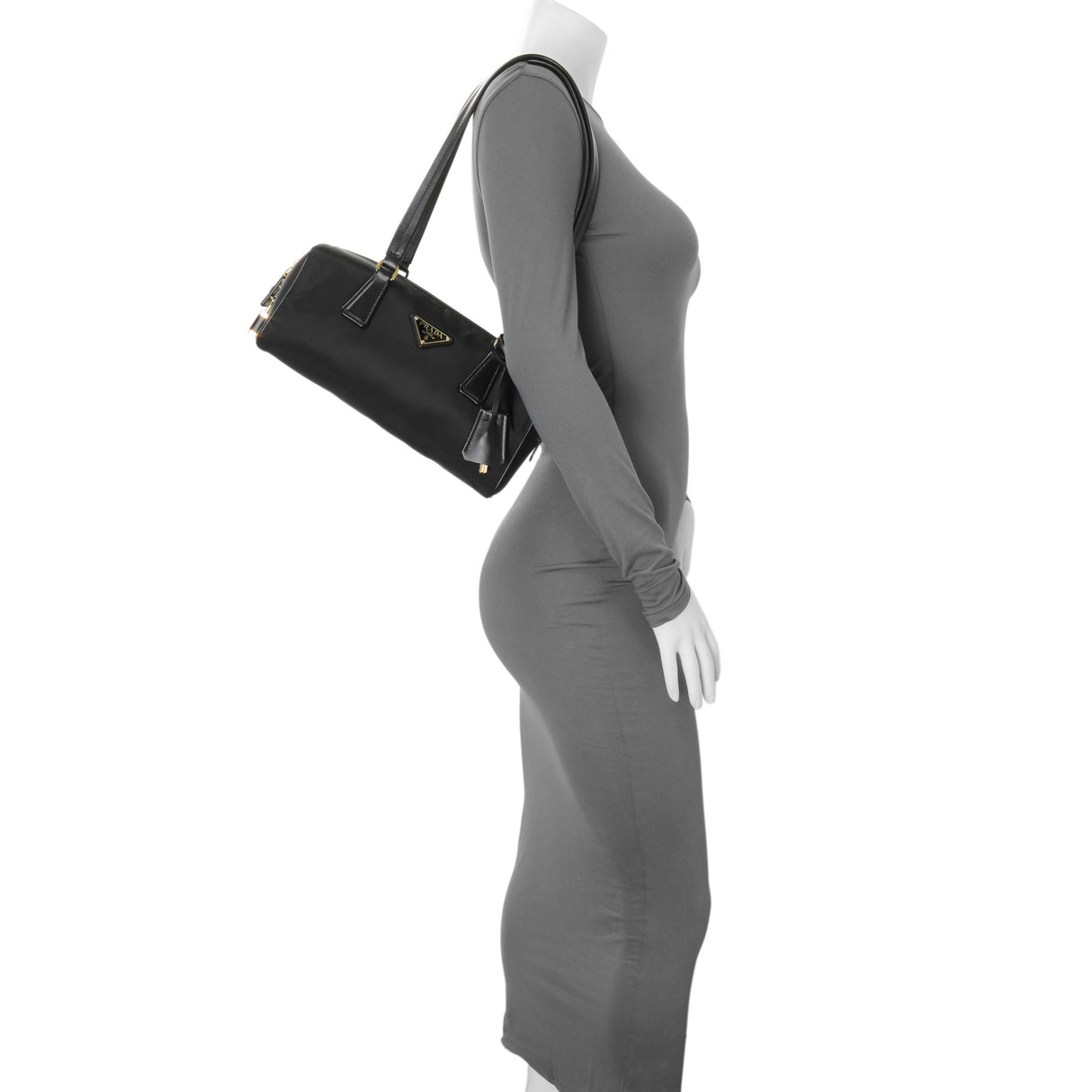 Prada Black Re-Nylon Shoulder Bag Handbags Chanel