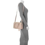 Prada Cipria Soft Calfskin Impunture Diagramme Top Handle Crossbody Bag Handbags Prada