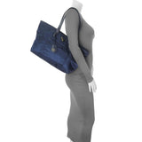 Prada Blue Re-Nylon Saffiano Re-Edition 1978 Tote Handbags Prada