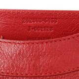 Balenciaga Rouge Grained Chevre Leather Holiday Hip Bag Handbags Balenciaga