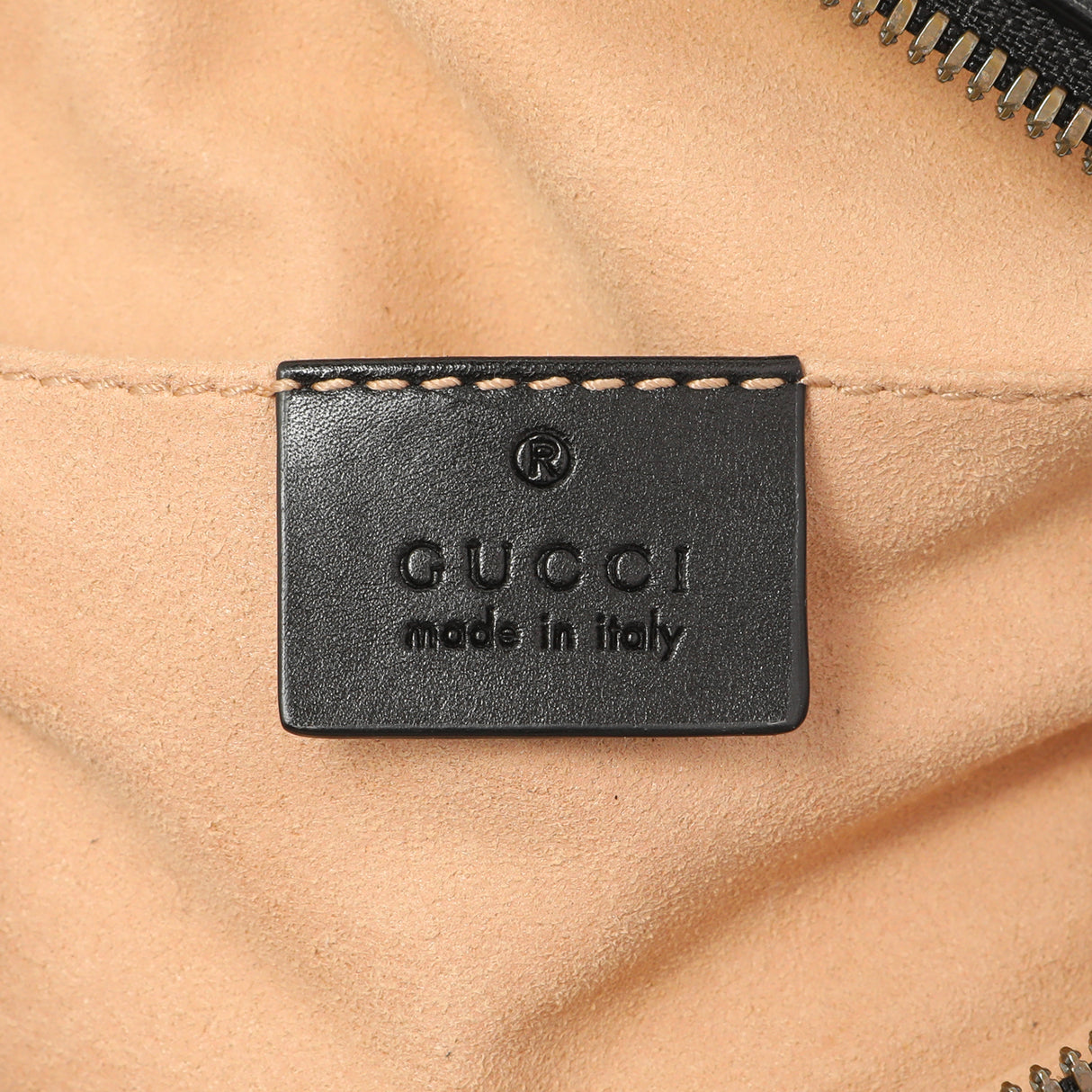 Gucci Black Calfskin Matelasse GG Marmont Belt Bag