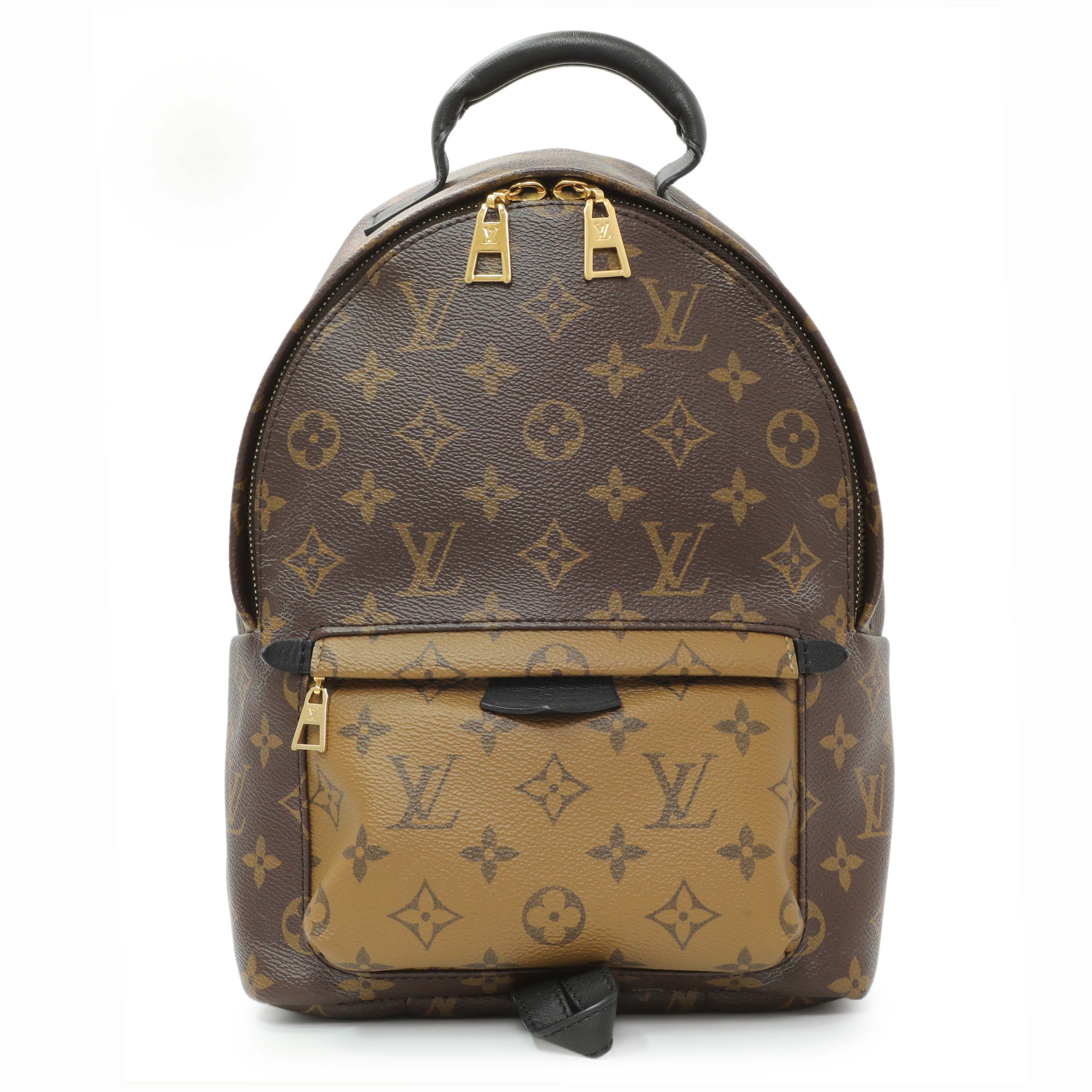 Palm Springs Backpack PM- Material : Monogram Reverse Canvas - Women