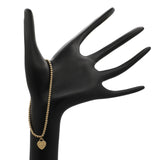 Tiffany & Co. 18K Yellow Gold Mini Heart Tag Bead Bracelet