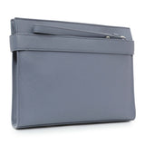 Salvatore Ferragamo Blue Twin Pouch with Gancini Buckles Handbags Salvatore Ferragamo