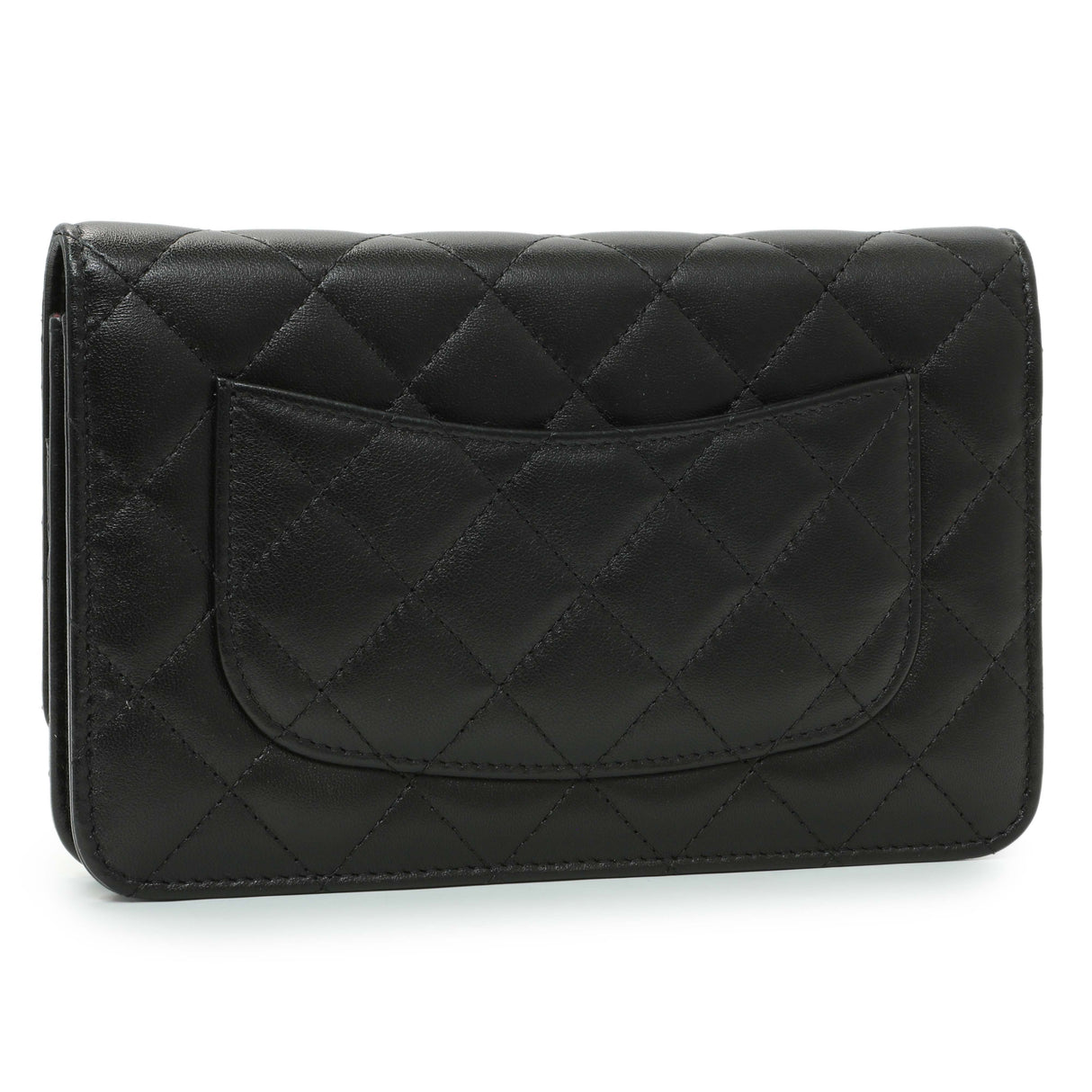 Chanel Black Quilted Lambskin Wallet on Chain Handbags Chanel