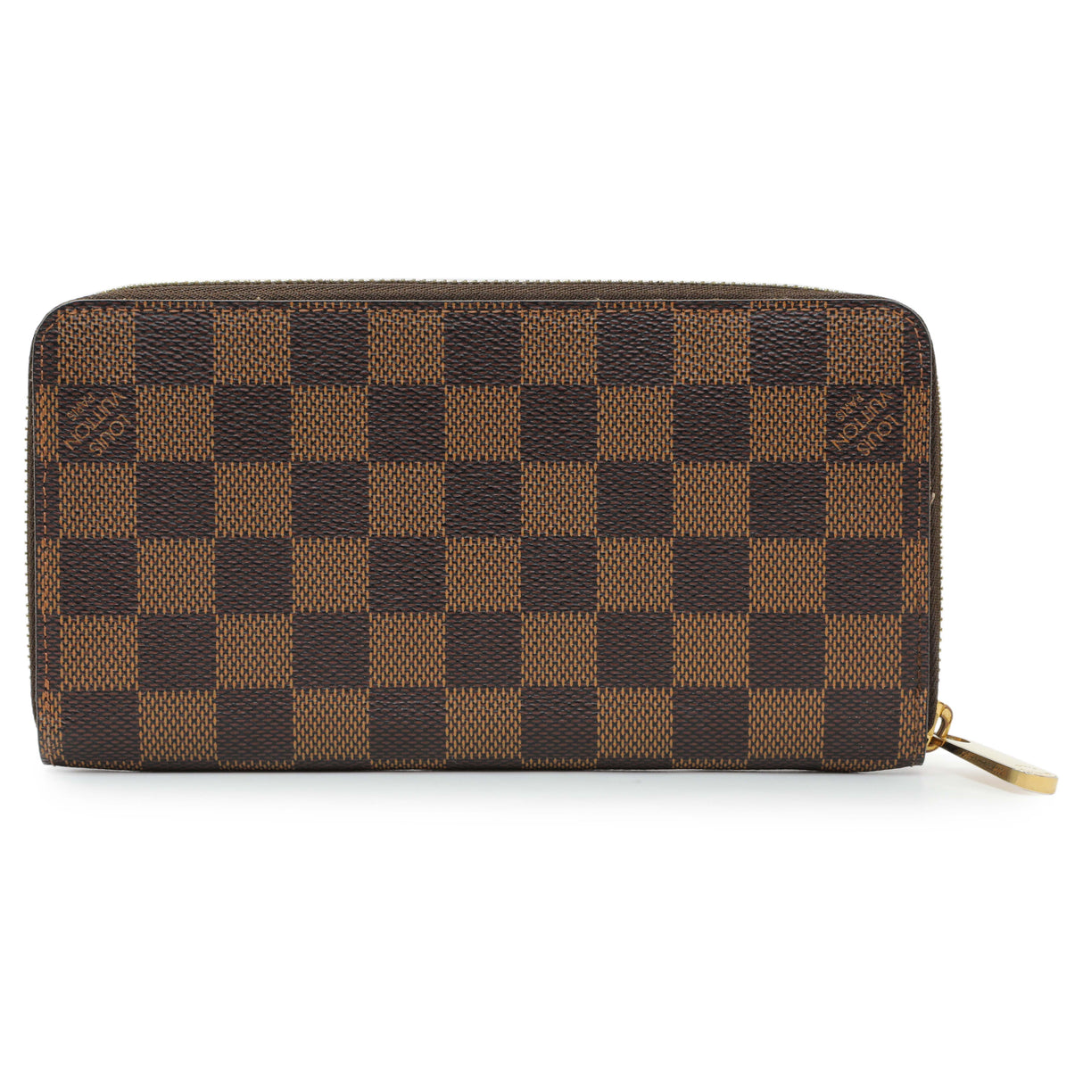 Louis Vuitton Damier Ebene Zippy Long Wallet Accessories Louis Vuitton