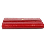 Louis Vuitton Pomme D'Amour Vernis Sarah Wallet