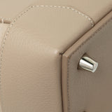 Christian Louboutin Taupe Calfskin Suede Small Eloise Tote