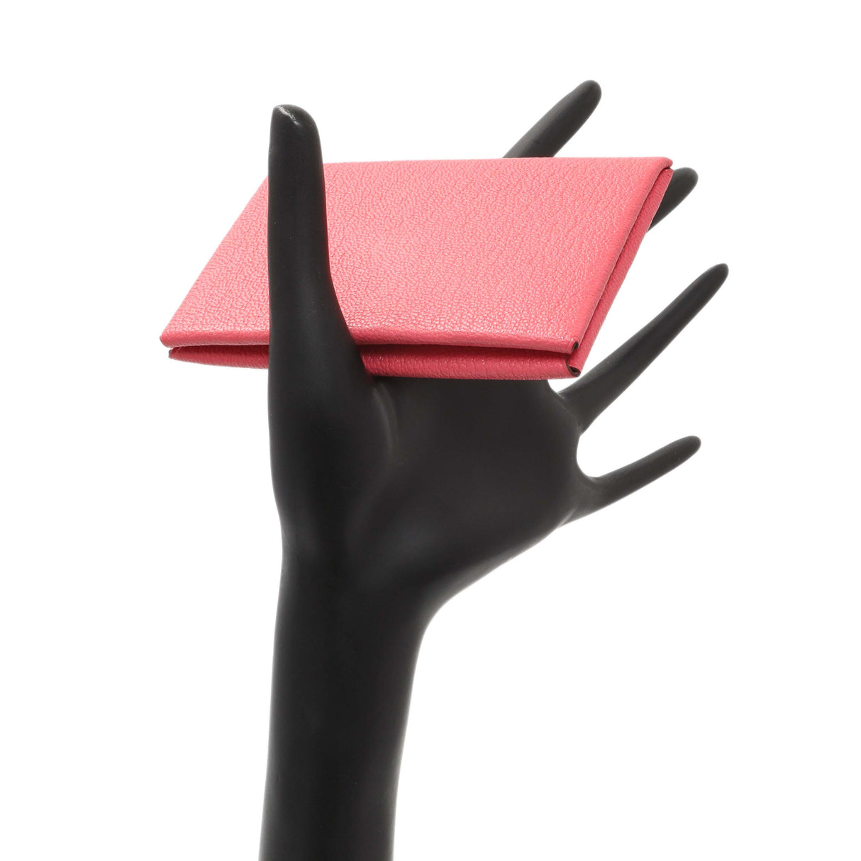 Hermes Rose Azalee Chevre Calvi Card Case Accessories Hermes