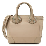 Christian Louboutin Taupe Calfskin Suede Small Eloise Tote