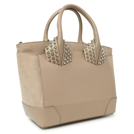 Christian Louboutin Taupe Calfskin Suede Small Eloise Tote