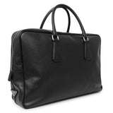 Prada Black Saffiano Travel Briefcase