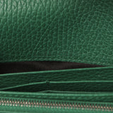 Gucci Emerald Calfskin Mini Dionysus Chain Wallet