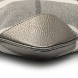 Burberry Shimmer Check Stowell Roll-Up Tote Handbags Burberry