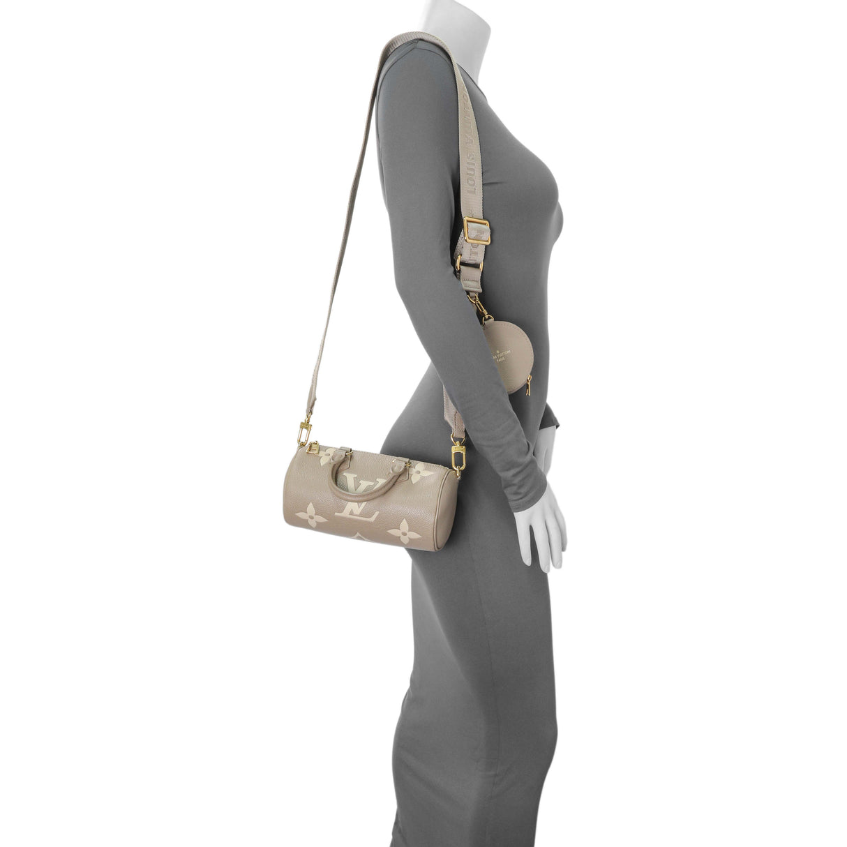 Louis Vuitton Tourterelle Grey Empreinte Papillon BB Handbags Louis Vuitton