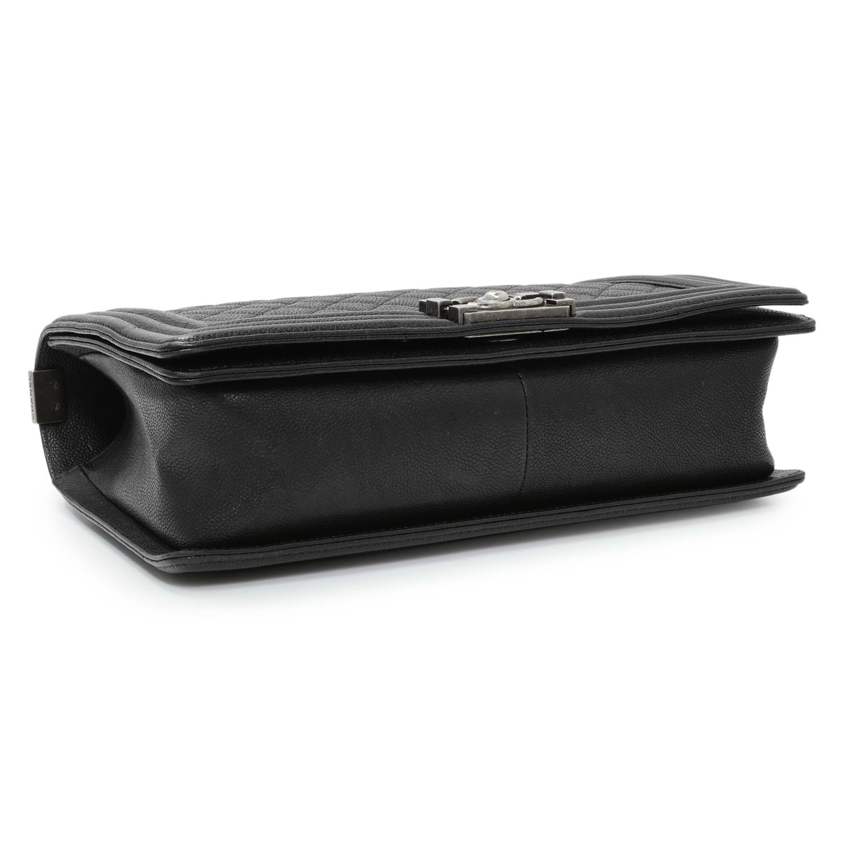 Chanel Black Quilted Caviar New Medium Boy Bag Handbags Chanel