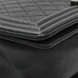 Chanel Black Quilted Caviar New Medium Boy Bag Handbags Chanel