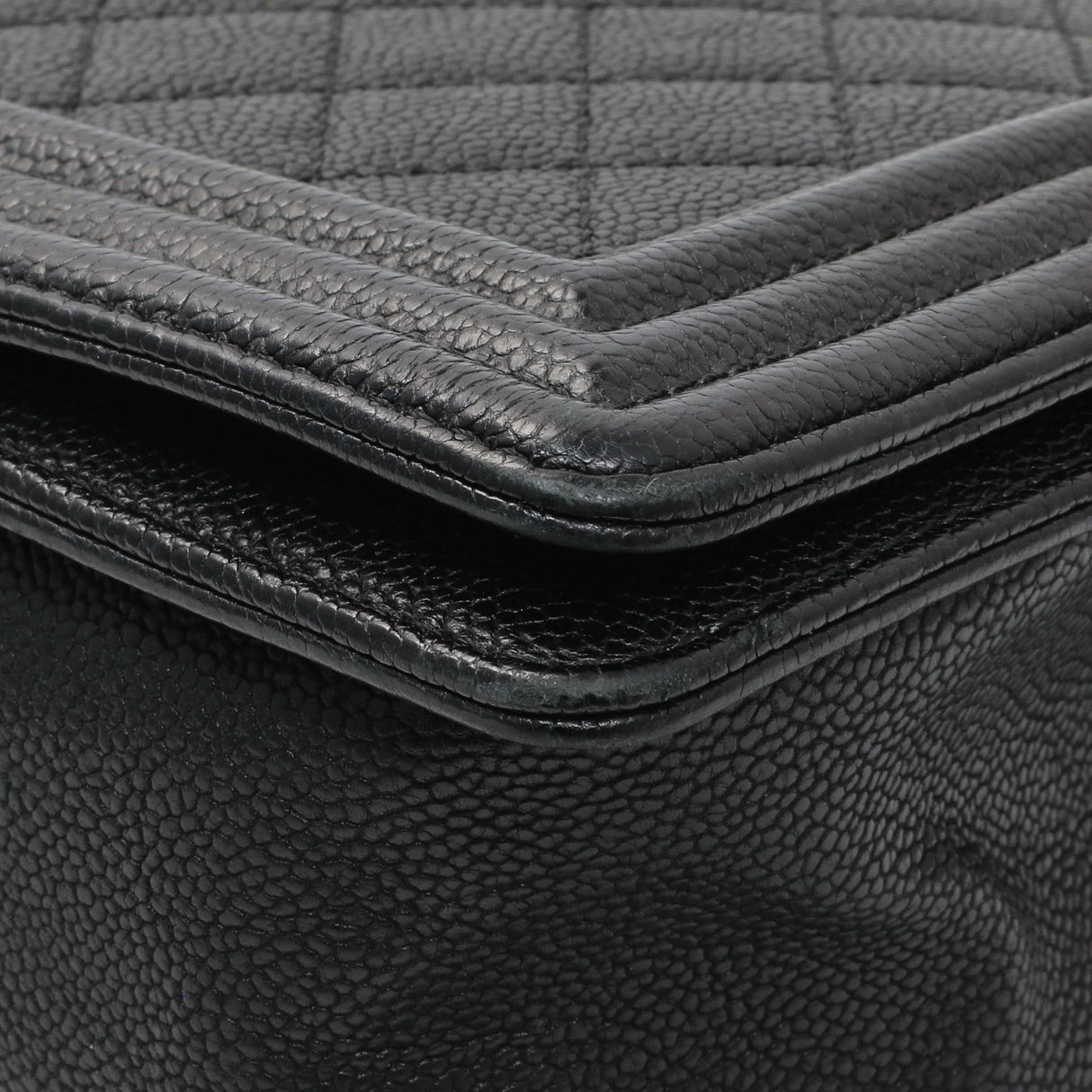 Chanel Black Quilted Caviar New Medium Boy Bag Handbags Chanel
