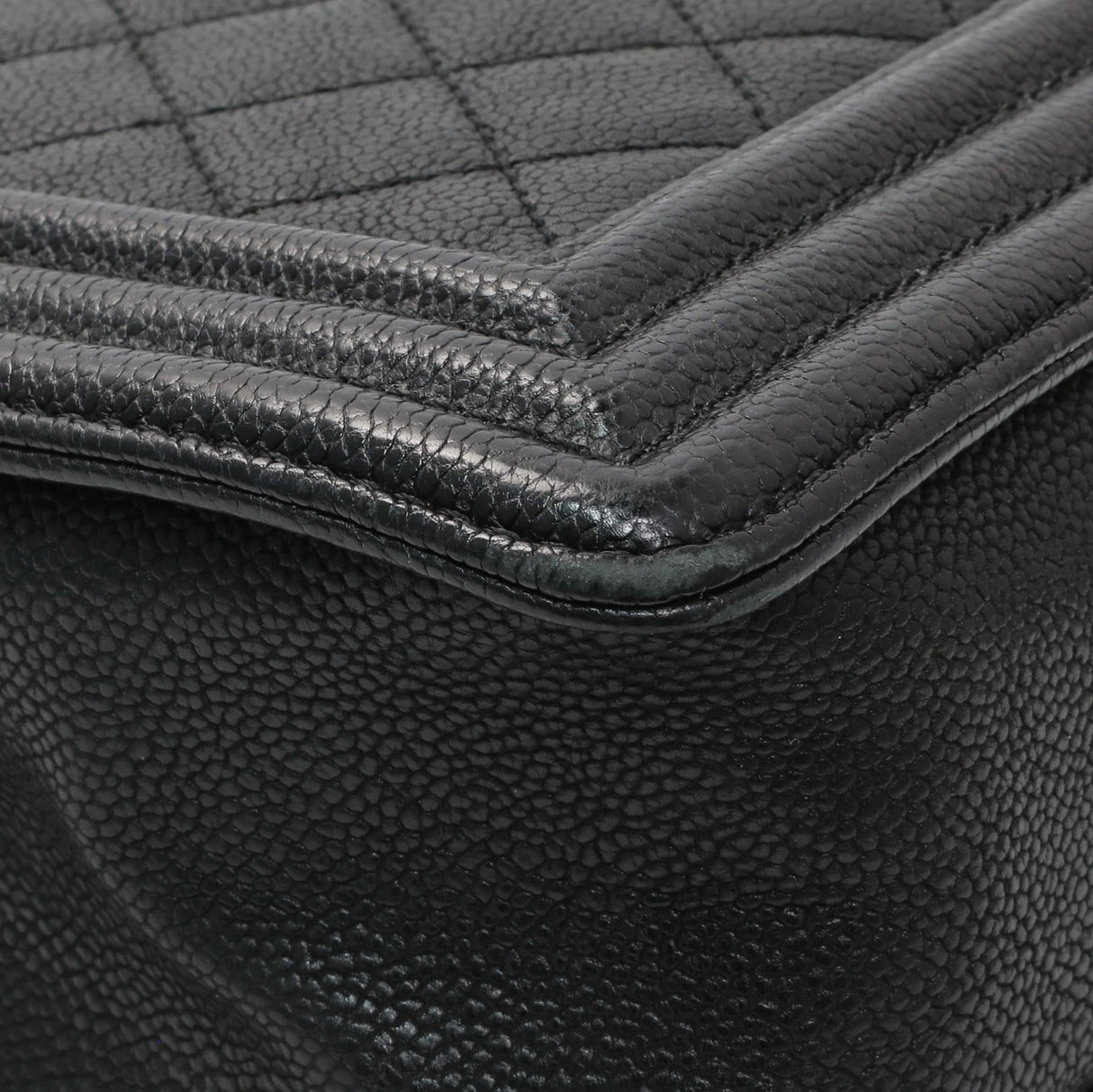 Chanel Black Quilted Caviar New Medium Boy Bag Handbags Chanel
