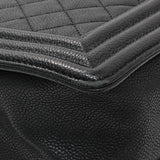 Chanel Black Quilted Caviar New Medium Boy Bag Handbags Chanel