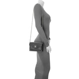 Louis Vuitton Black Soft Calfskin Mylockme Chain Pochette