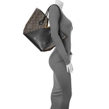Louis Vuitton Calfskin Monogram Kimono Tote Black
