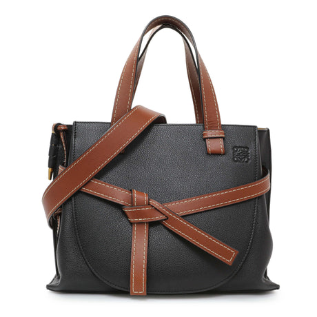 Loewe Black Calfskin Small Gate Tote Handbags Loewe