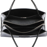 Prada Black Spazzolato Top Handle Bag