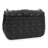 Christian Dior Black Lambskin Cannage Medium Miss Dior Flap Handbags Christian Dior