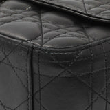 Christian Dior Black Lambskin Cannage Medium Miss Dior Flap Handbags Christian Dior