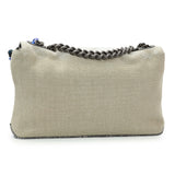 Chanel Beige Canvas Tromp L’Oeil Graffiti Oh My Boy Flap Handbags Chanel