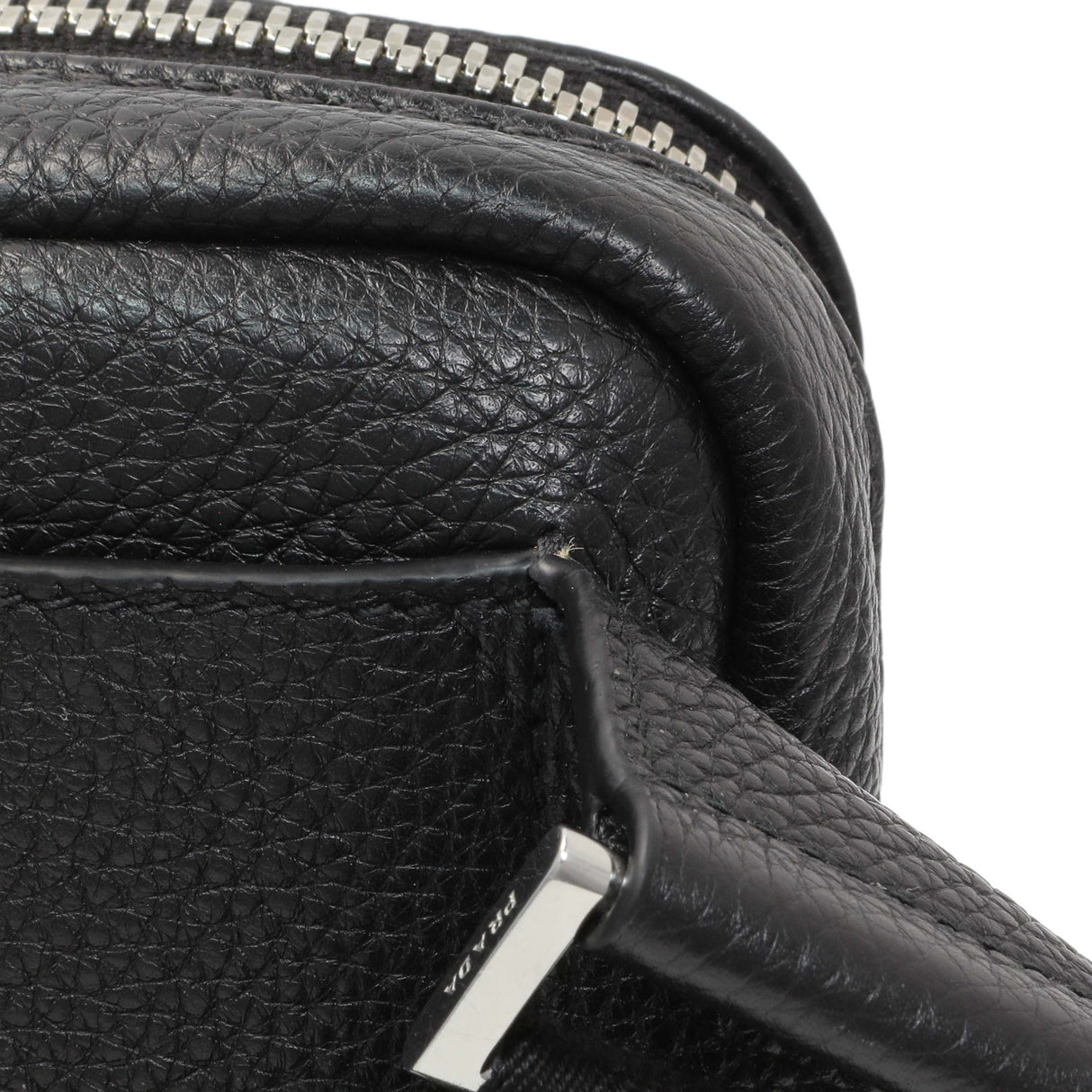 Prada Vitello Daino Nero Shoulder Bag Handbags Prada