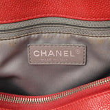 Chanel Red Quilted Caviar Grand Shopping Tote GST