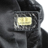 Chanel Black Glazed Calfskin On The Road Bucket Bag Handbags Chanel