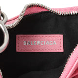 Balenciaga Pink Arena Calfskin Leather Le Cagole with Chain Handbags Balenciaga