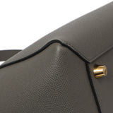 Celine Grey Grained Calfskin Mini Belt Bag