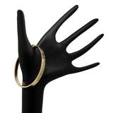 Tiffany & Co. 18K Yellow Gold Diamond Hinged Bangle Designer Jewellery Tiffany and Co