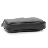 Gucci Black Calfskin Super Mini Marmont Shoulder Bag Handbags Gucci
