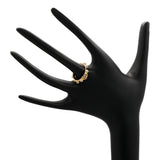 Gucci 18K Yellow Gold Diamond Running GG Ring Designer Jewellery Gucci