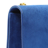 Saint Laurent Blue Suede Medium Classic Monogram Kate Tassel Stachel Handbags Saint Laurent
