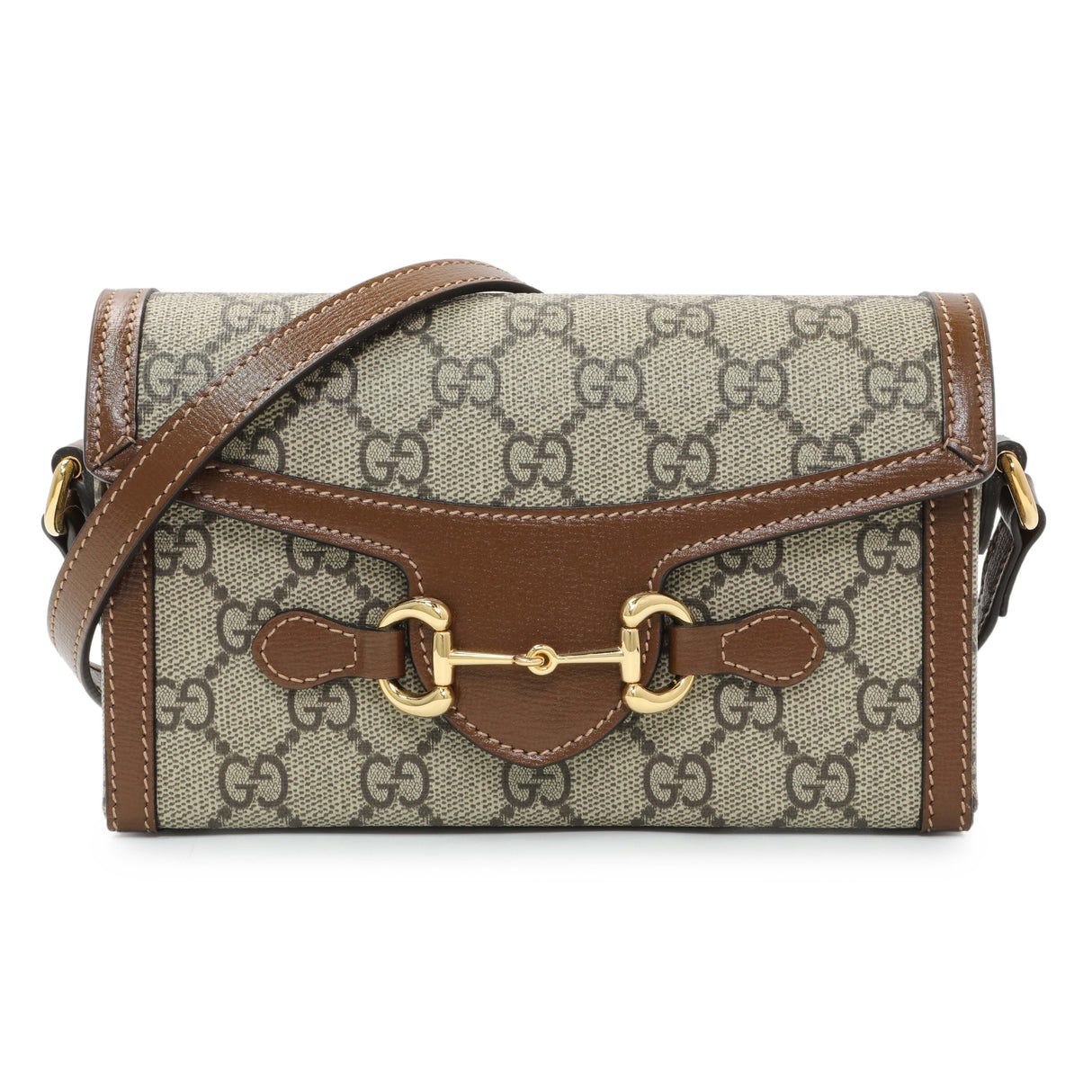 Gucci GG Supreme Monogram Mini Horsebit 1955 Shoulder Bag